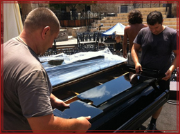 Professional piano moving in Israel